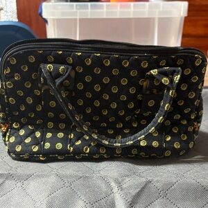 Black and Yellow Floral Handbag Vera Bradley